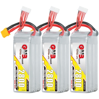 GAONENG GNB 6S 22.2V 2800mAh 100C XT60 LiPo Battery