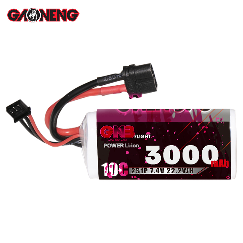 GAONENG GNB 2S 7.4V 3000mAh 10C XT60 Li-ion Battery made with Sony 18650 VTC6