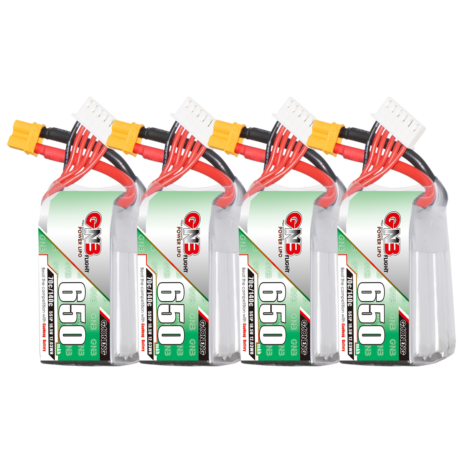 GAONENG GNB 5S 18.5V 650mAh 70C XT30 LiPo Battery