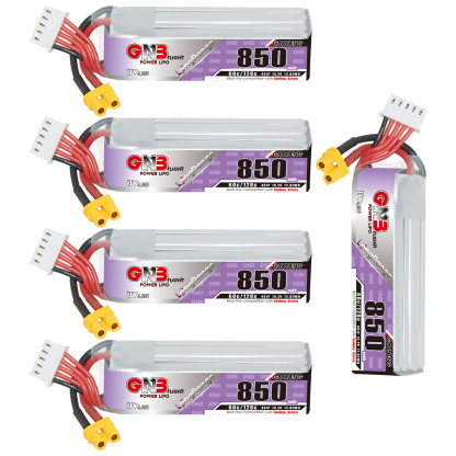 GAONENG GNB LiHV 4S 15.2V 850mAh 60C XT30 LiPo Battery Long Range