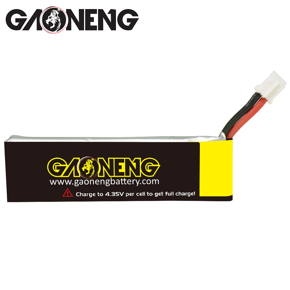 4PCS - GAONENG GNB LiHV 1S 3.8V 530mAh 90C PH2.0 Cabled LiPo Battery