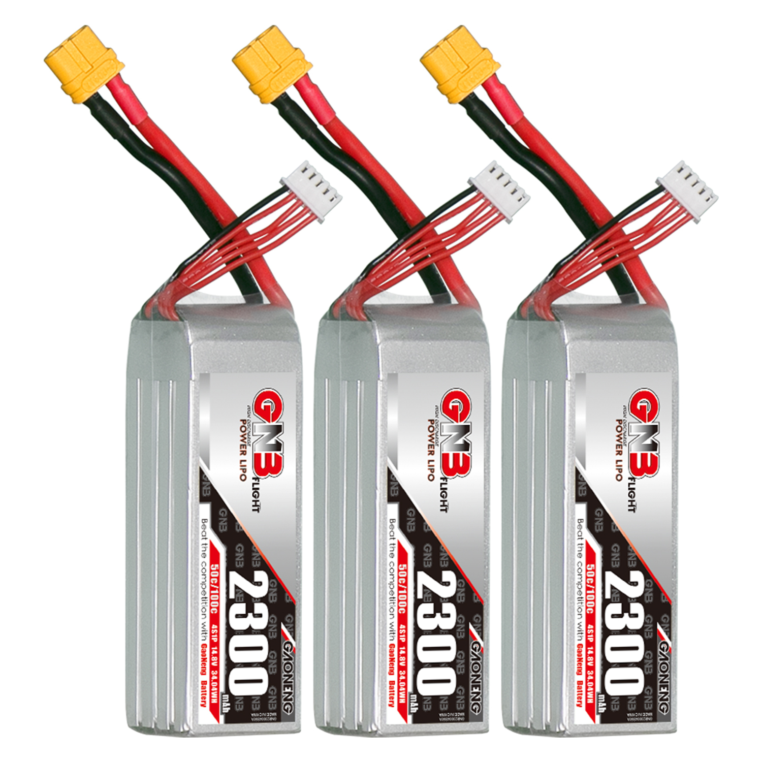 GAONENG GNB 4S 14.8V 2300mAh 50C XT60 LiPo Battery