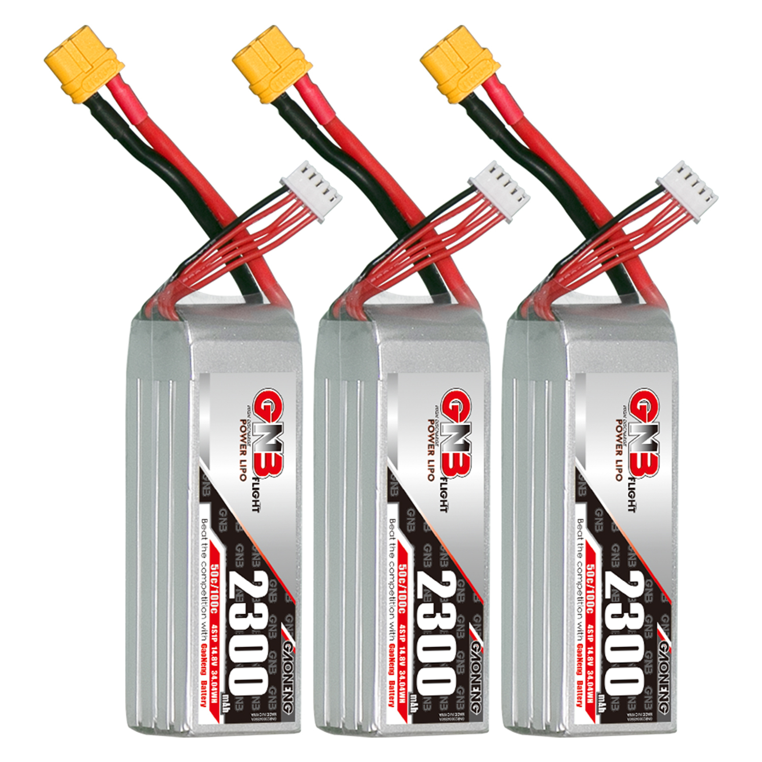 GAONENG GNB 4S 14.8V 2300mAh 50C XT60 LiPo Battery