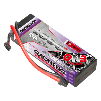 1PC - GAONENG GNB LiHV 3S 11.4V 4500mAh 130C LCG Cabled Hard Case LiPo Battery XT60