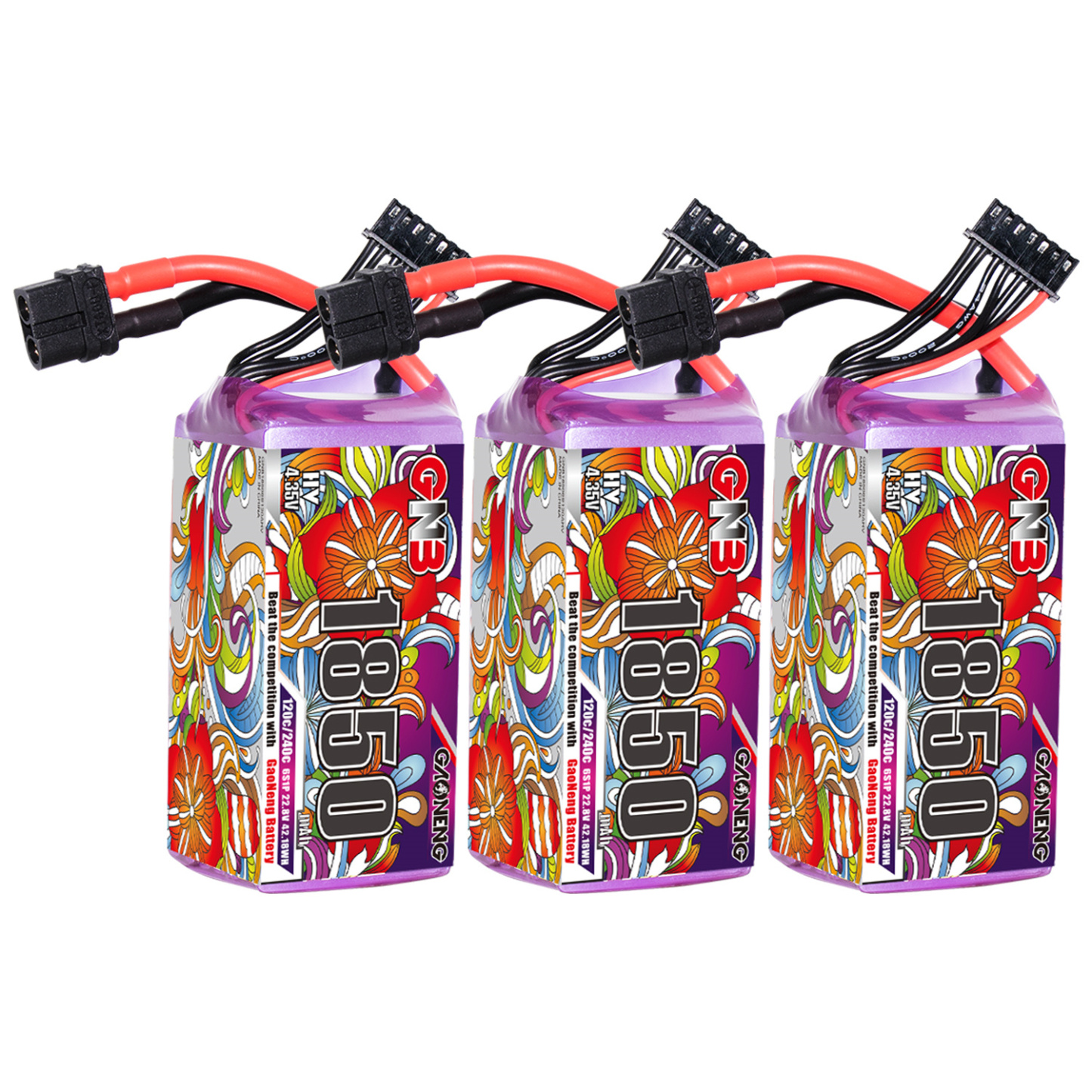 GAONENG GNB LiHV 6S 22.8V 1850mAh 120C XT60 LiPo Battery