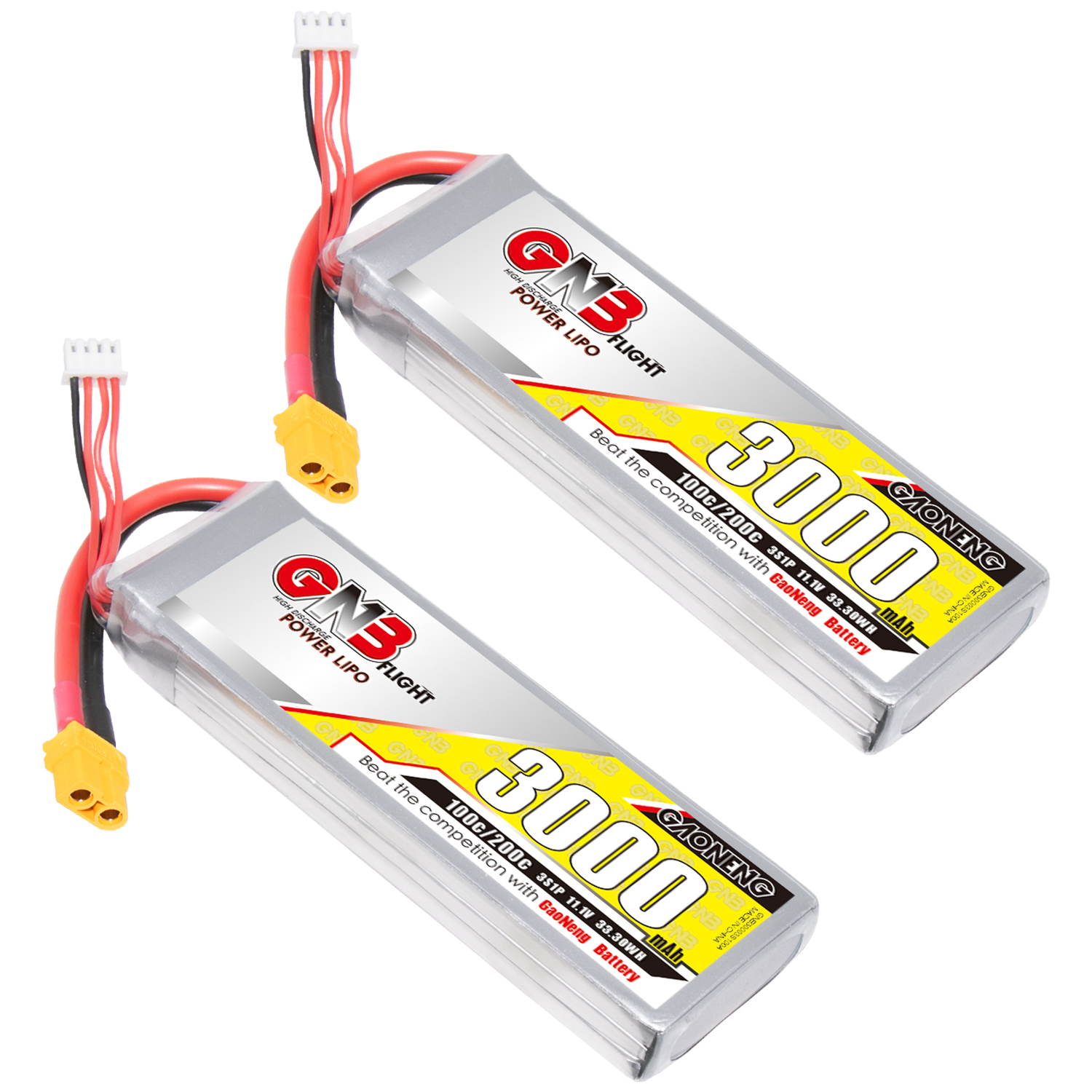 GAONENG GNB 3S 11.1V 3000mAh 100C LiPo Battery XT60
