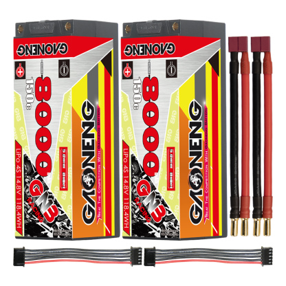 GAONENG GNB 4S 14.8V 8000mAh 150C 5mm Bullet Hard Case LiPo Battery