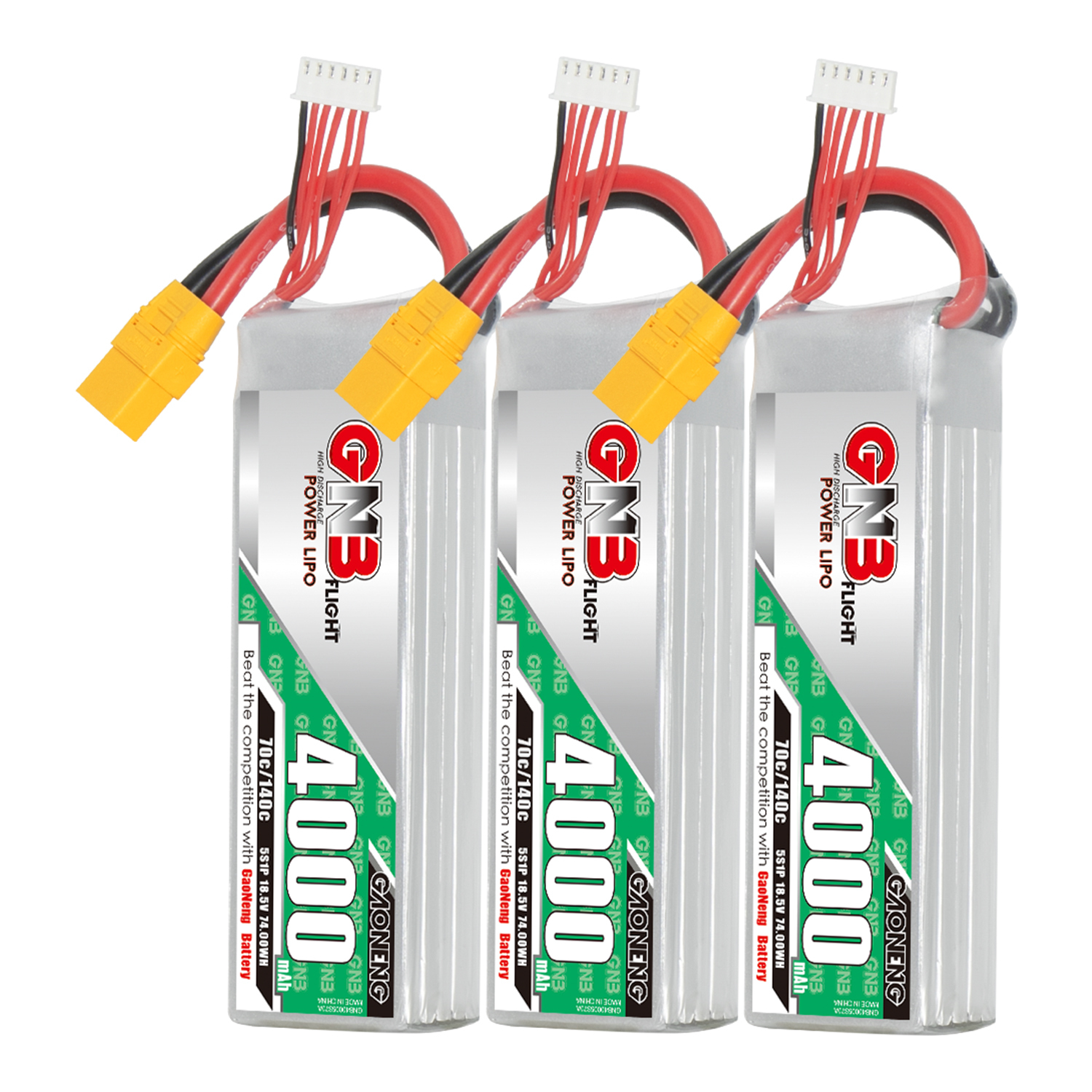 GAONENG GNB 5S 18.5V 4000mAh 70C LiPo Battery XT90
