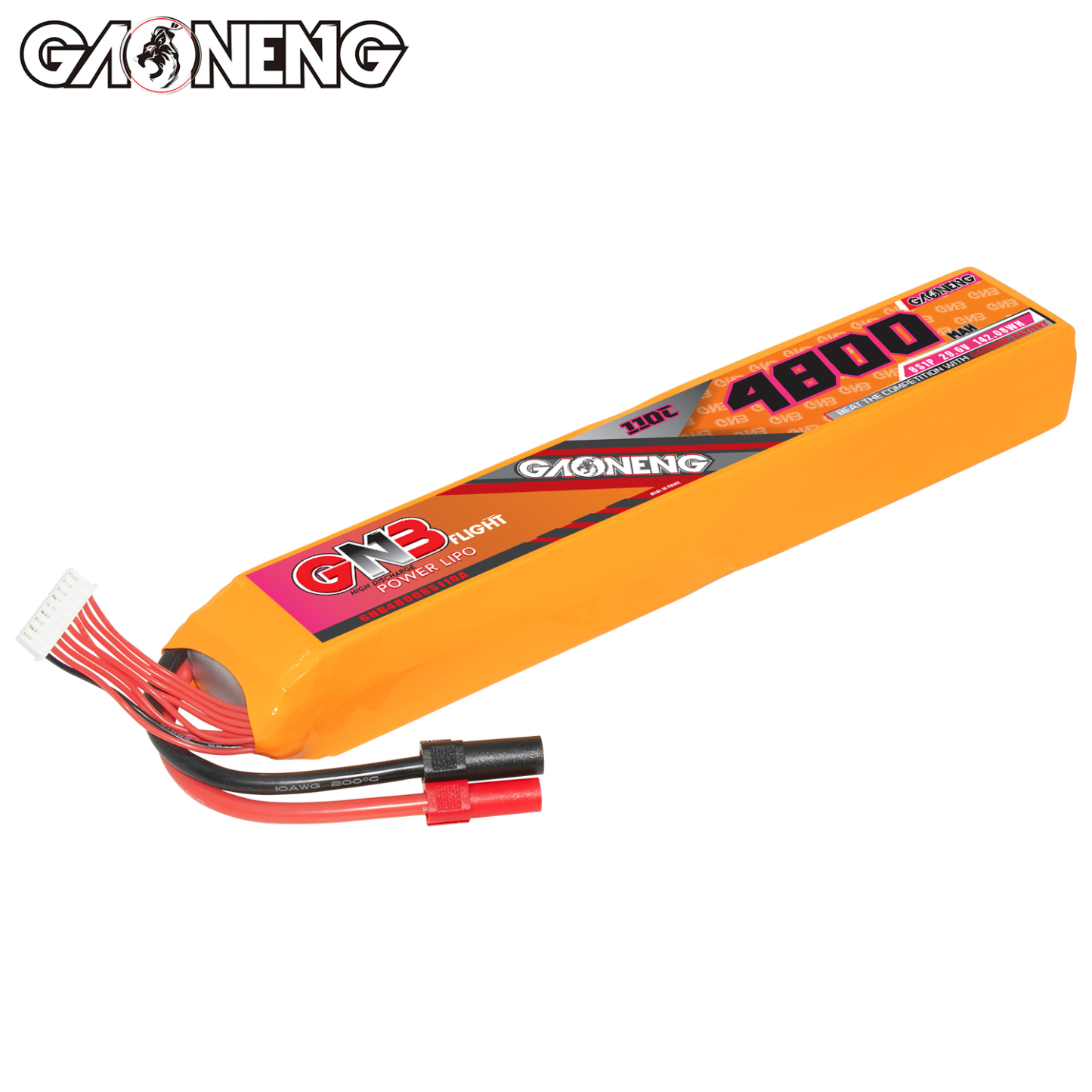 GAONENG GNB 8S 29.6V 4800mAh 110C LiPo Battery XT150