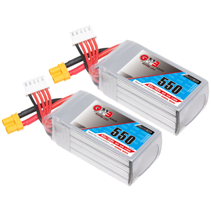 GAONENG GNB 4S 14.8V 550mAh 80C XT30 LiPo Battery Square Type