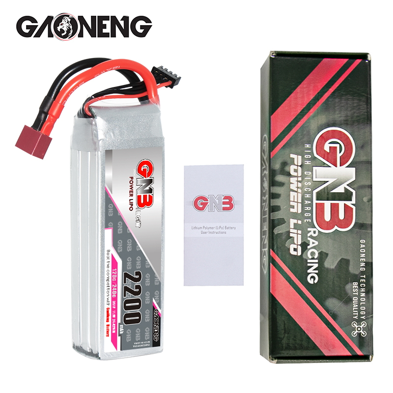 GAONENG GNB 3S 11.1V 2200mAh 120C LiPo Battery T-PLUG