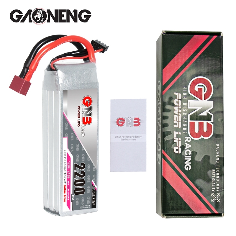 GAONENG GNB 3S 11.1V 2200mAh 120C LiPo Battery T-PLUG