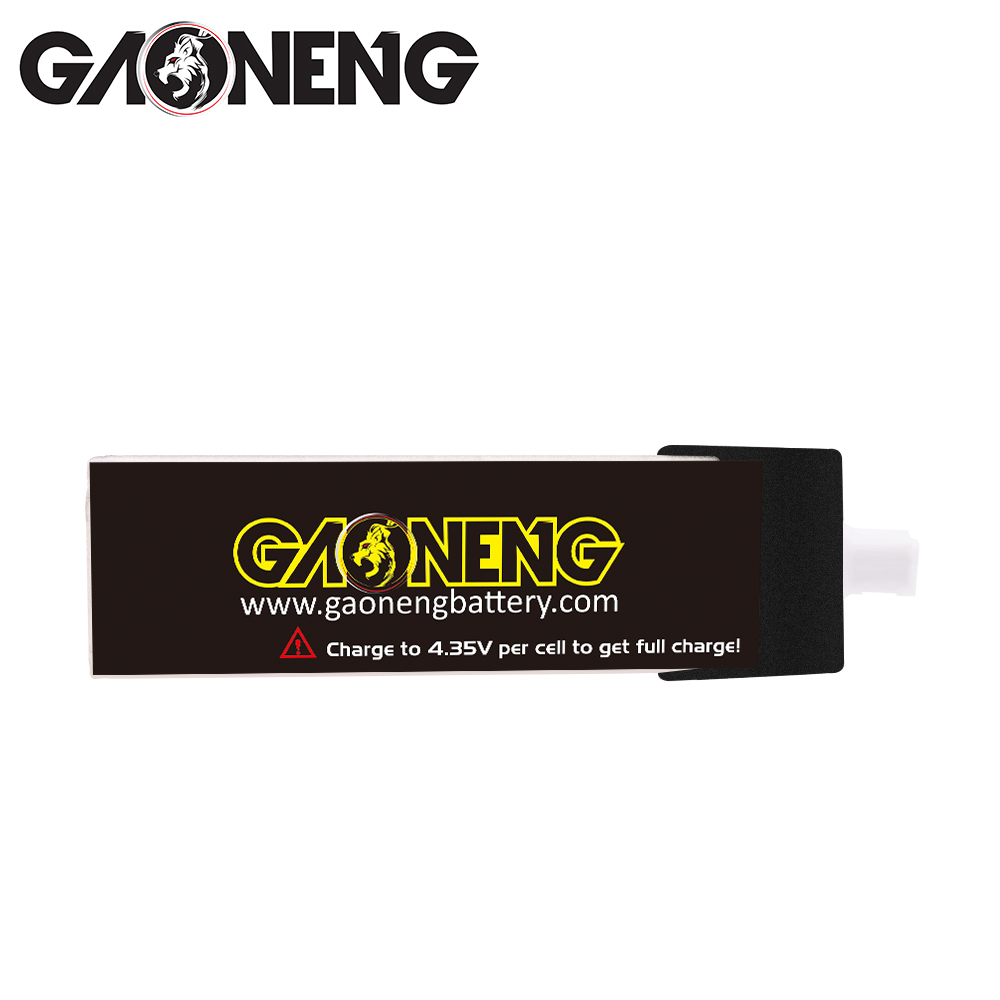 4PCS - GAONENG GNB LiHV 1S 3.8V 660mAh 90C PH2.0 Plastic Head LiPo Battery