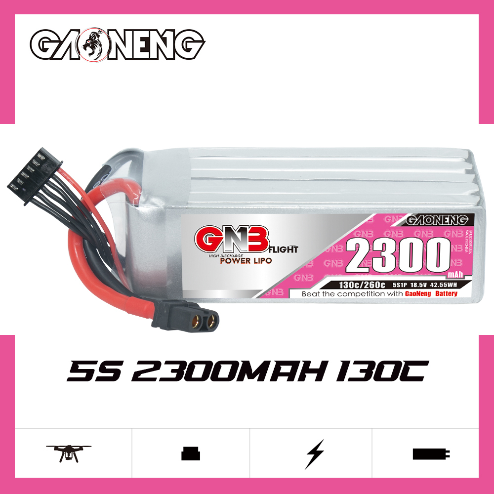 GAONENG GNB 5S 18.5V 2300mAh 130C XT60 LiPo Battery
