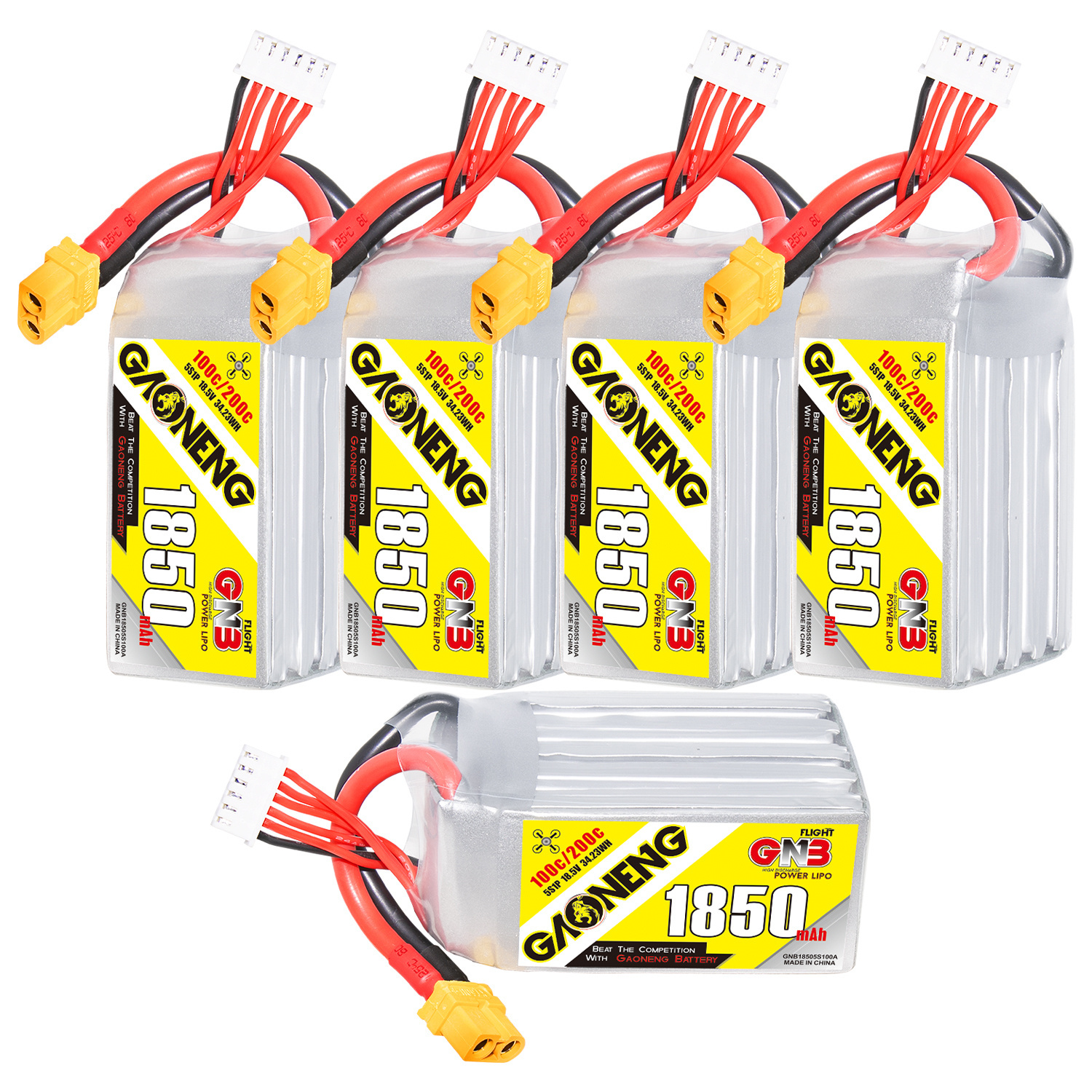 GAONENG GNB 5S 18.5V 1850mAh 100C XT60 LiPo Battery