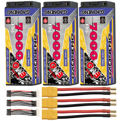 GAONENG GNB 4S 14.8V 7000mAh 140C 5mm Bullet Hard Case LiPo Battery