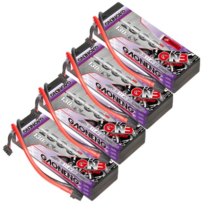 GAONENG GNB LiHV 3S 11.4V 4500mAh 130C 3S LCG Cabled Hard Case LiPo Battery XT60