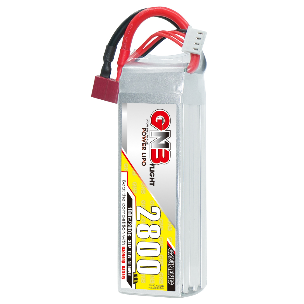 GAONENG GNB 3S 11.1V 2800mAh 100C LiPo Battery T-PLUG