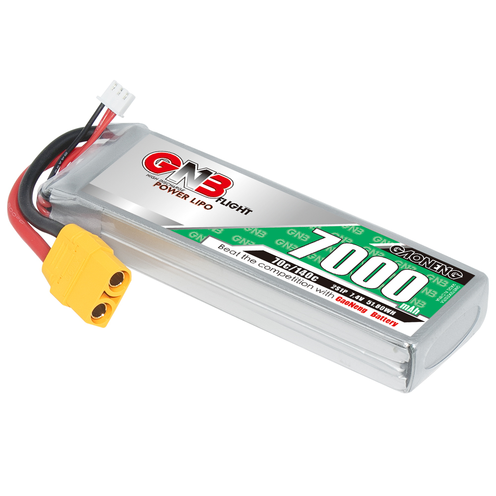 GAONENG GNB 2S 7.4V 7000mAh 70C LiPo Battery XT90
