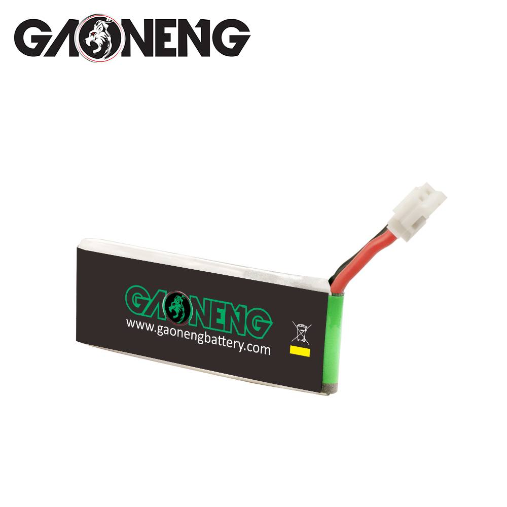 4PCS - GAONENG GNB LiHV 1S 3.8V 350mAh 70C PH2.0 Cabled LiPo Battery