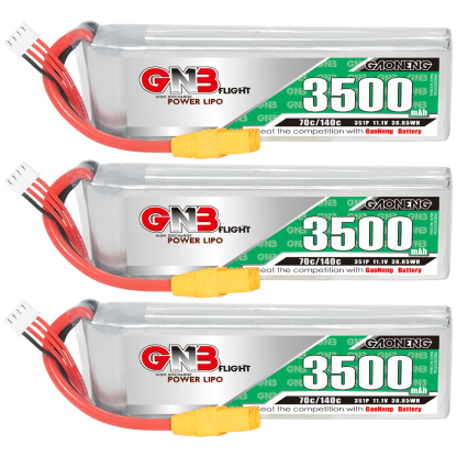 GAONENG GNB 3S 11.1V 3500mAh 70C LiPo Battery XT90