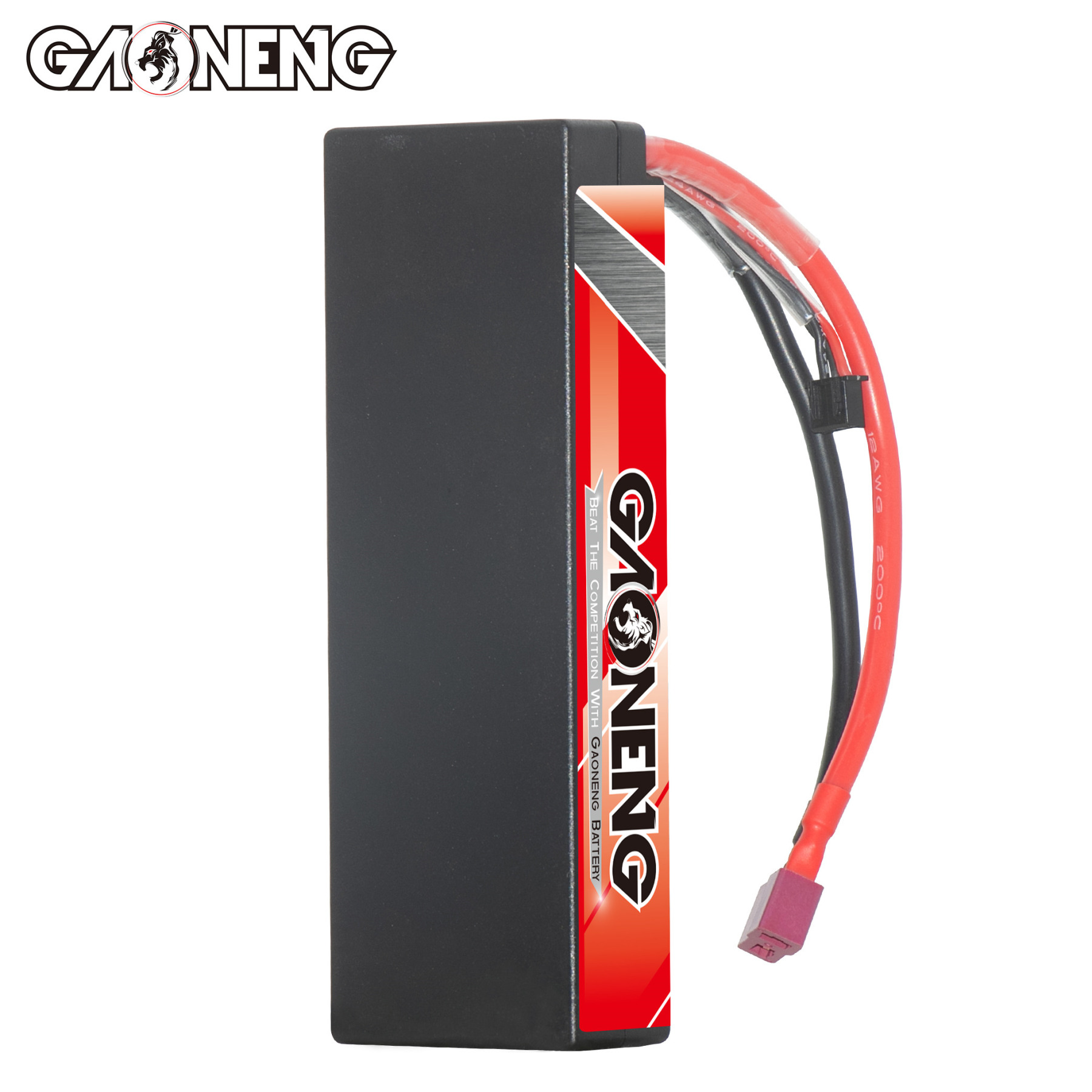 1PC - GAONENG GNB 2S 7.4V 6500mAh 120C Cabled Hard Case LiPo Battery T-PLUG