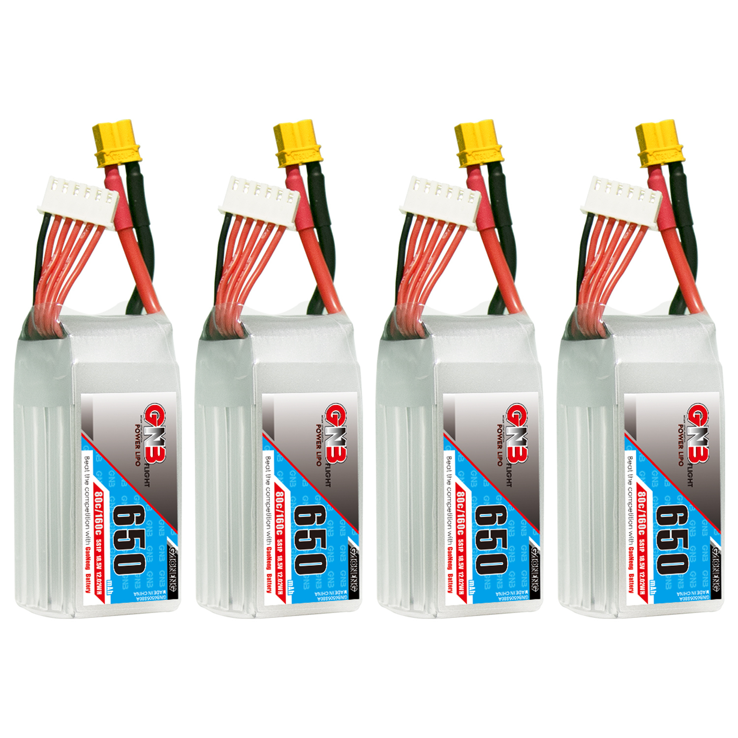 GAONENG GNB 5S 18.5V 650mAh 80C XT30 LiPo Battery