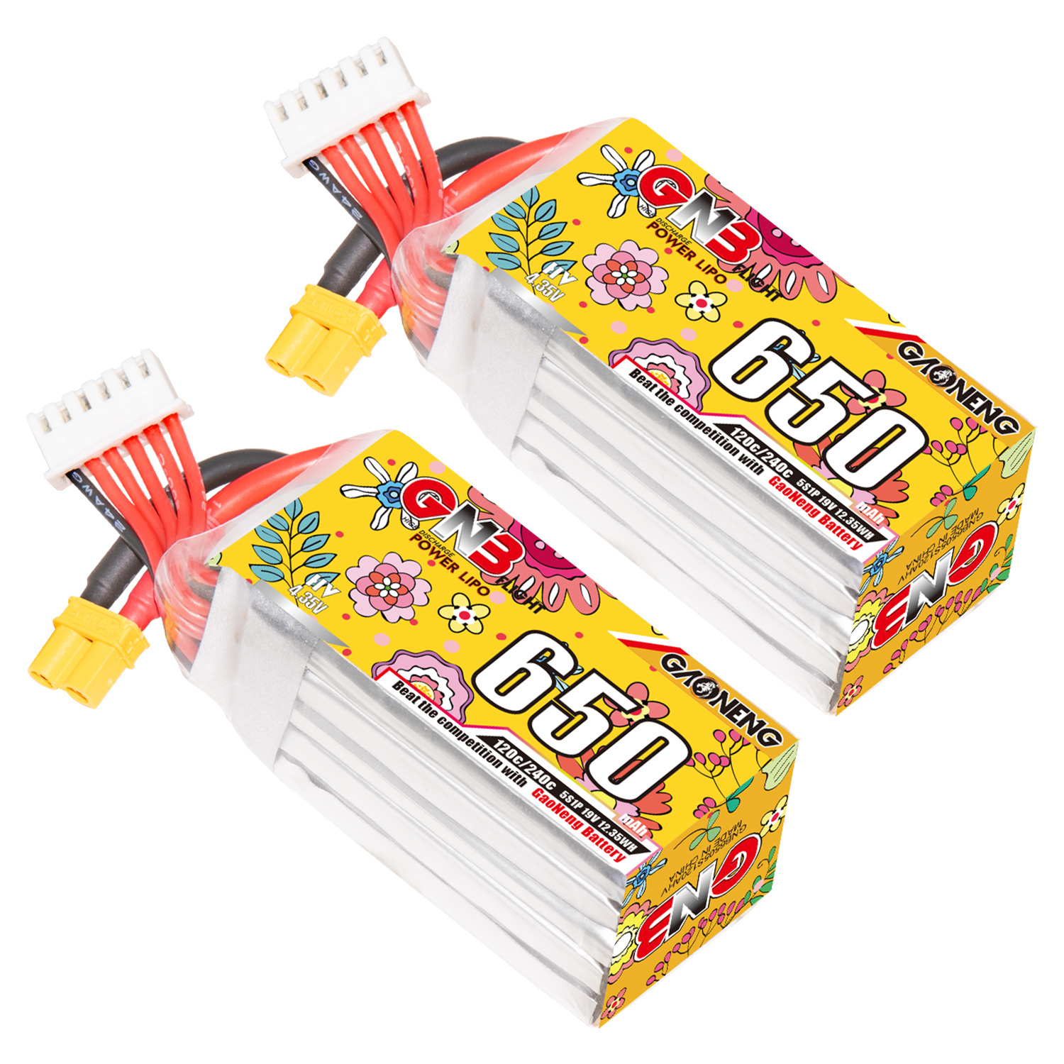 GAONENG GNB LiHV 5S 19V 650mAh 120C XT30 HV LiPo Battery