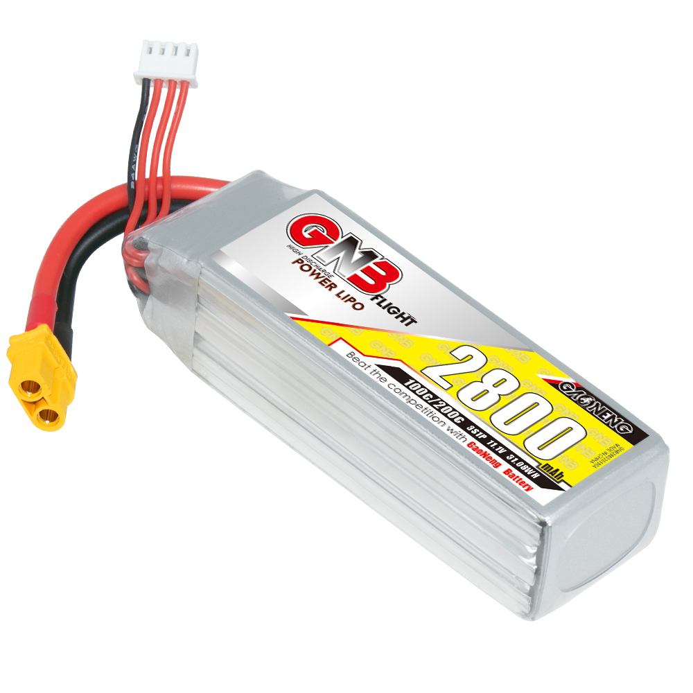 1PCS - GAONENG GNB 3S 11.1V 2800mAh 100C XT60 LiPo Battery