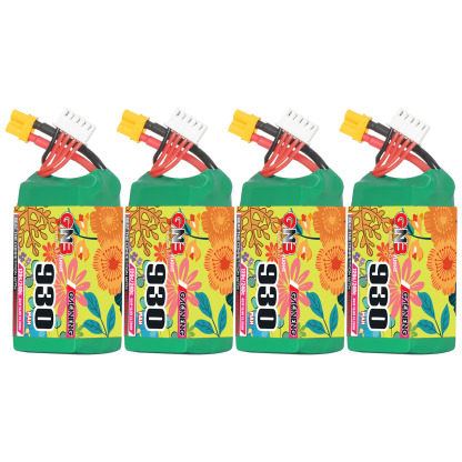 GAONENG GNB 4S 14.8V 930mAh 120C XT30 LiPo Battery