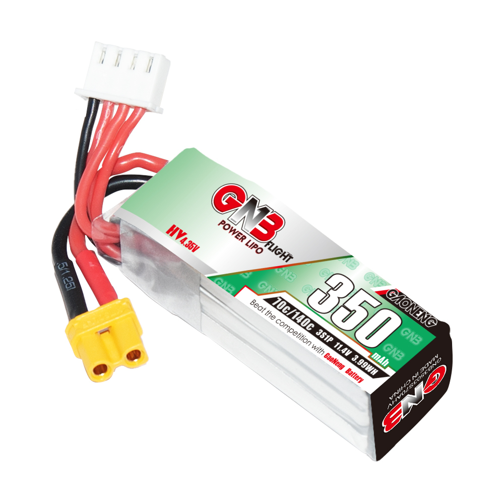 GAONENG GNB LiHV 3S 11.4V 350mAh 70C XT30 LiPo Battery