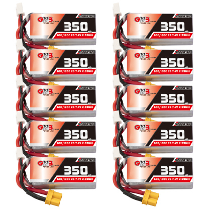GAONENG GNB 2S 7.4V 350mAh 60C LiPo Battery XT30