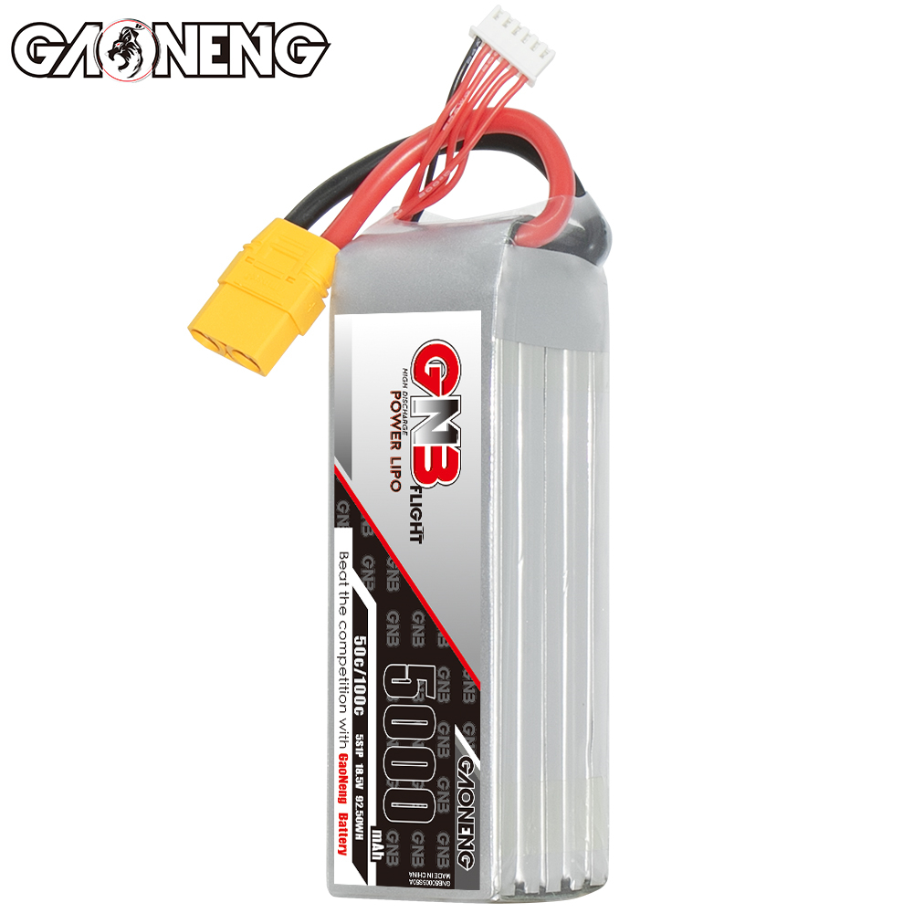 GAONENG GNB 5S 18.5V 5000mAh 50C LiPo Battery XT90