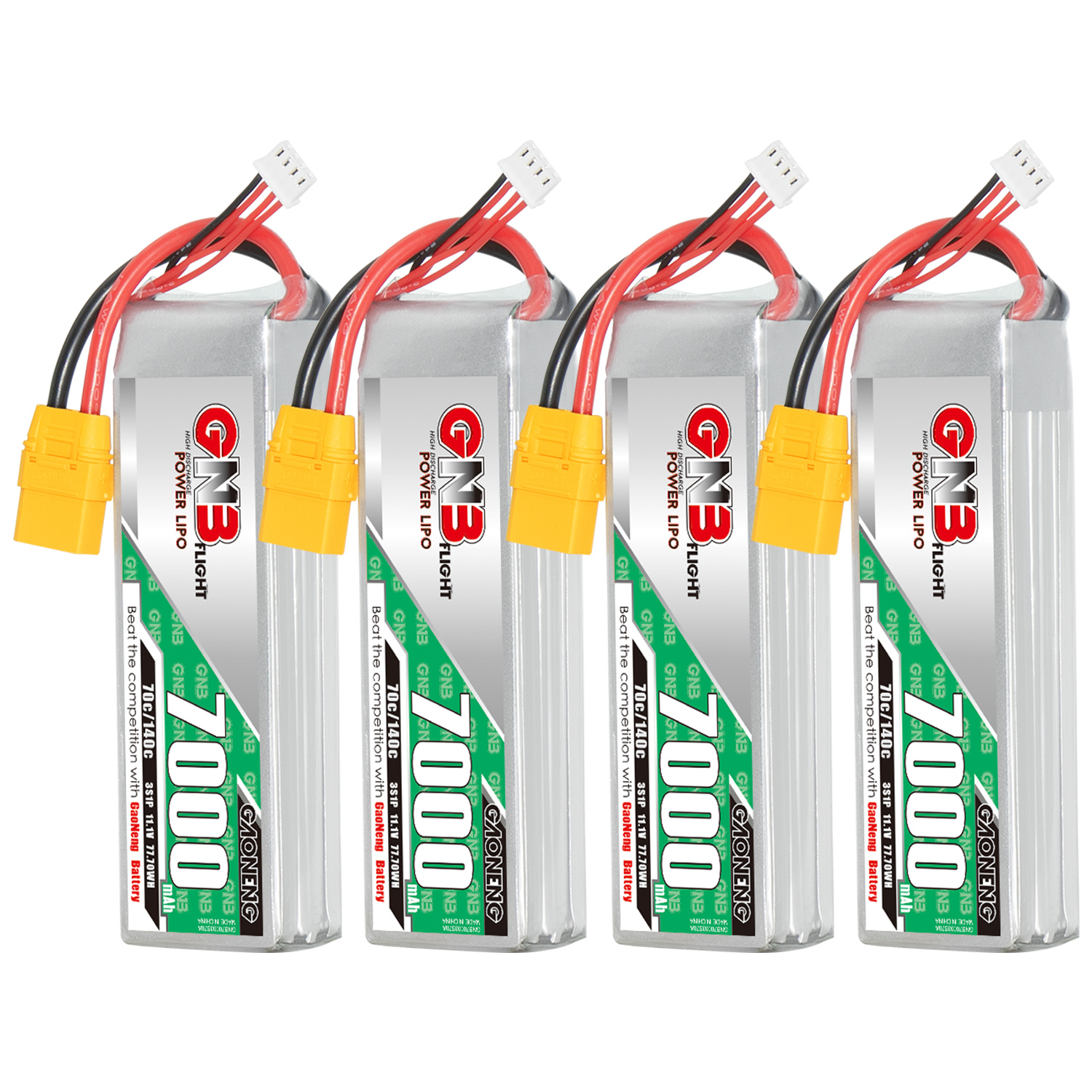 GAONENG GNB 3S 11.1V 7000mAh 70C LiPo Battery XT90