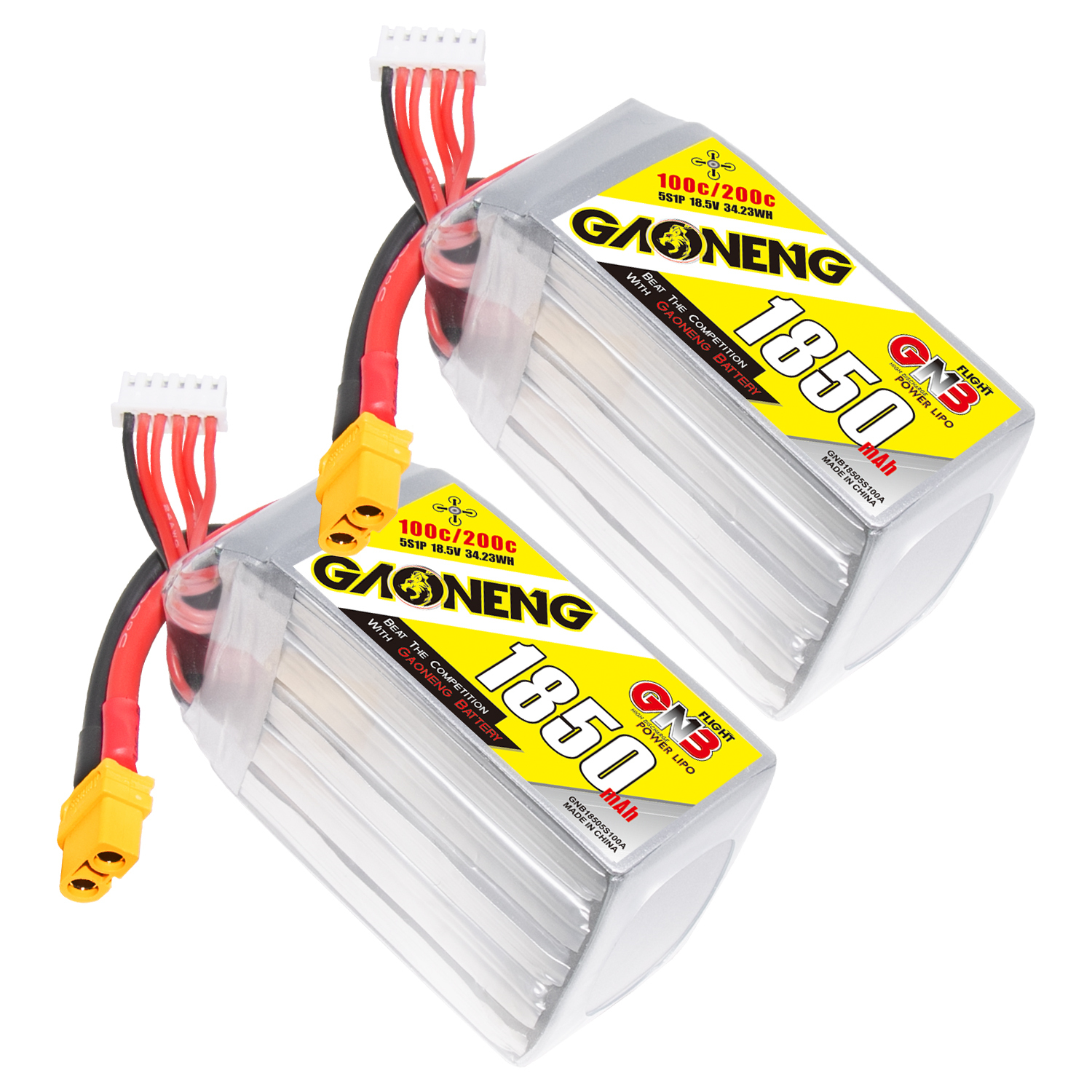 GAONENG GNB 5S 18.5V 1850mAh 100C XT60 LiPo Battery
