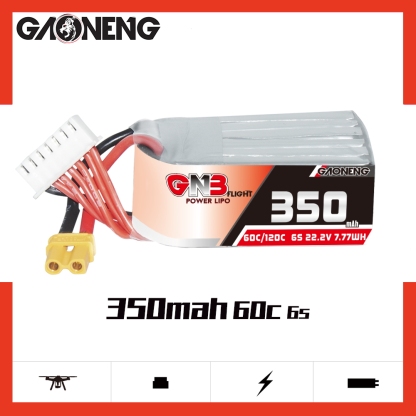 GAONENG GNB 6S 22.2V 350mAh 60C XT30 LiPo Battery