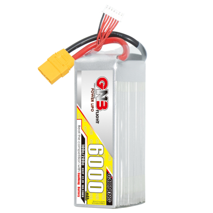 1PC - GAONENG GNB 6S 6S2P 22.2V 6000mAh 100C LiPo Battery XT90