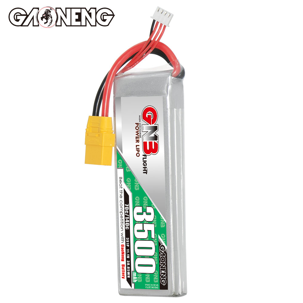 GAONENG GNB 3S 11.1V 3500mAh 70C LiPo Battery XT90