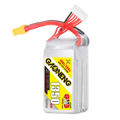 2PCS - GAONENG GNB 6S 22.2V 1350mAh 100C XT60 LiPo Battery