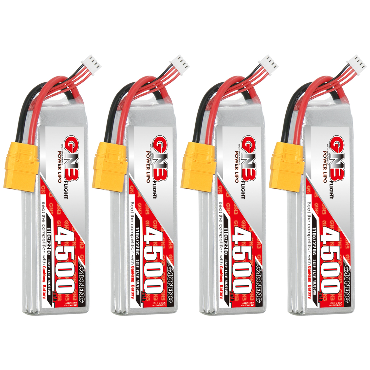 GAONENG GNB 3S 11.1V 4500mAh 110C LiPo Battery XT90