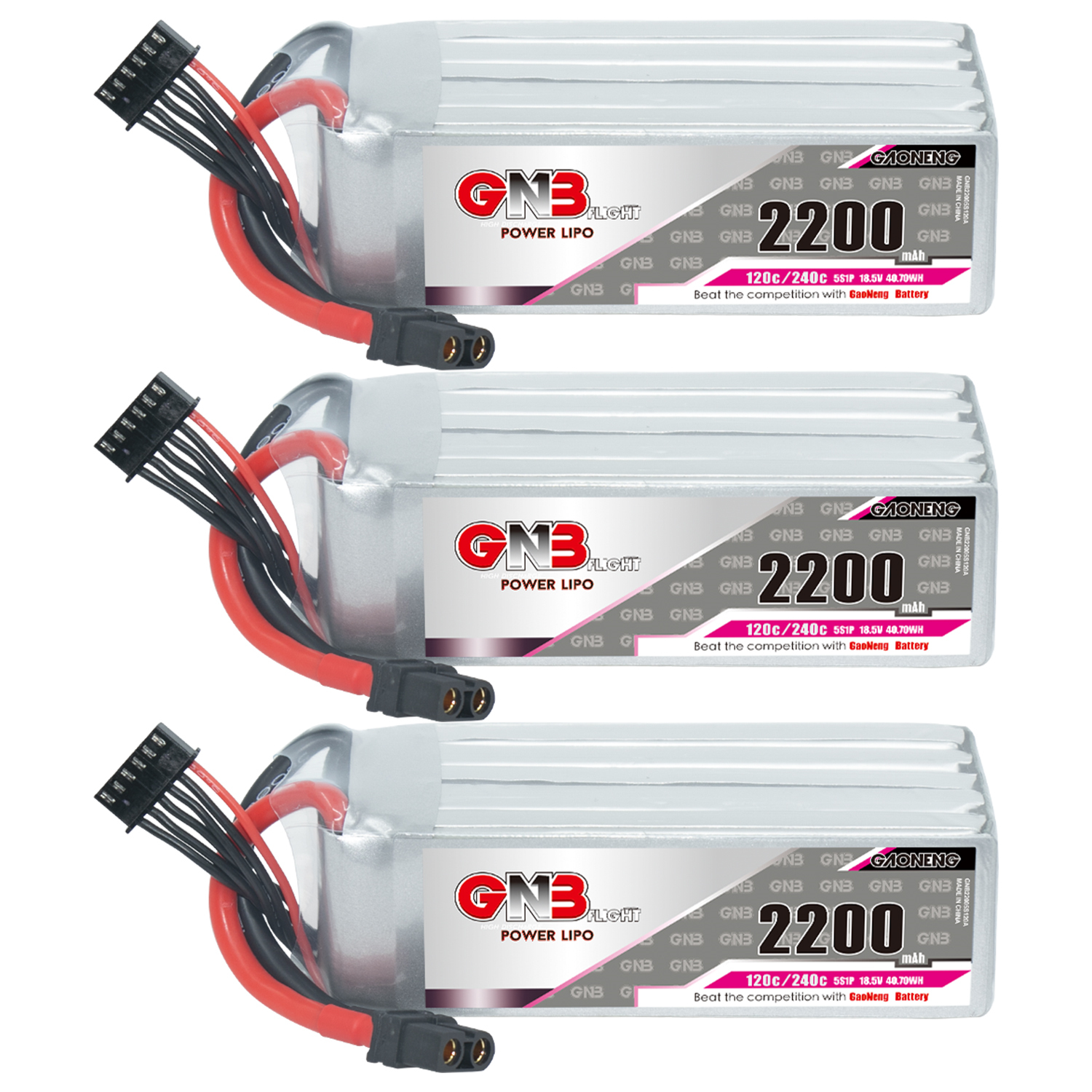 GAONENG GNB 5S 18.5V 2200mAh 120C XT60 LiPo Battery