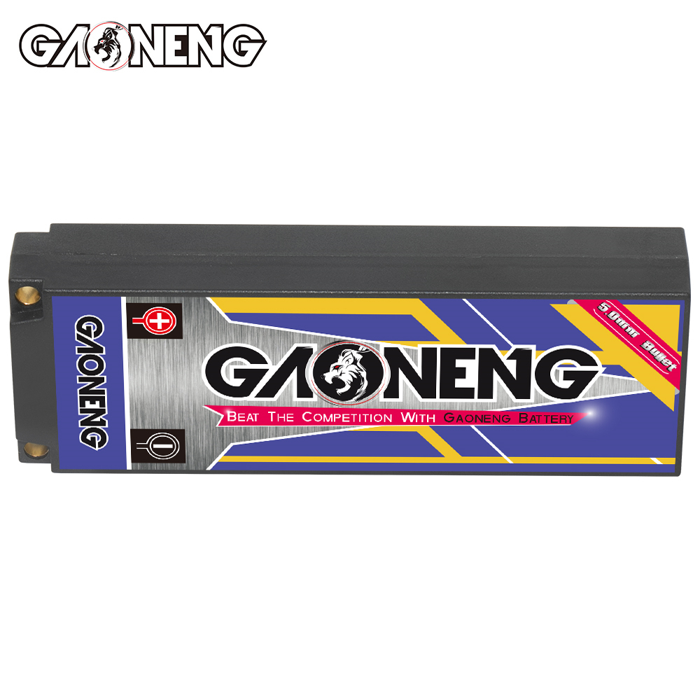 1PC - GAONENG GNB 2S 7.4V 8500mAh 140C 5mm Bullet Hard Case LiPo Battery XT60