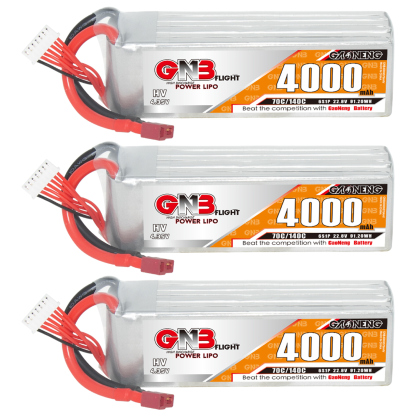 GAONENG GNB LiHV 6S 22.8V 4000mAh 70C LiPo Battery T-PLUG
