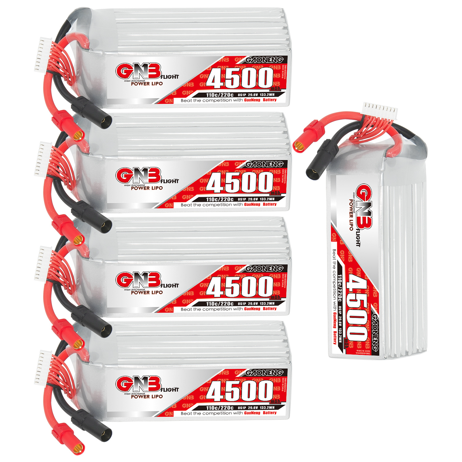 GAONENG GNB 8S 29.6V 4500mAh 110C LiPo Battery XT150