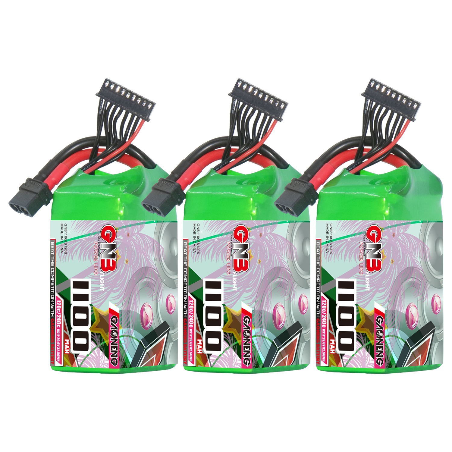 GAONENG GNB 8S 29.6V 1100mAh 120C XT60 LiPo Battery