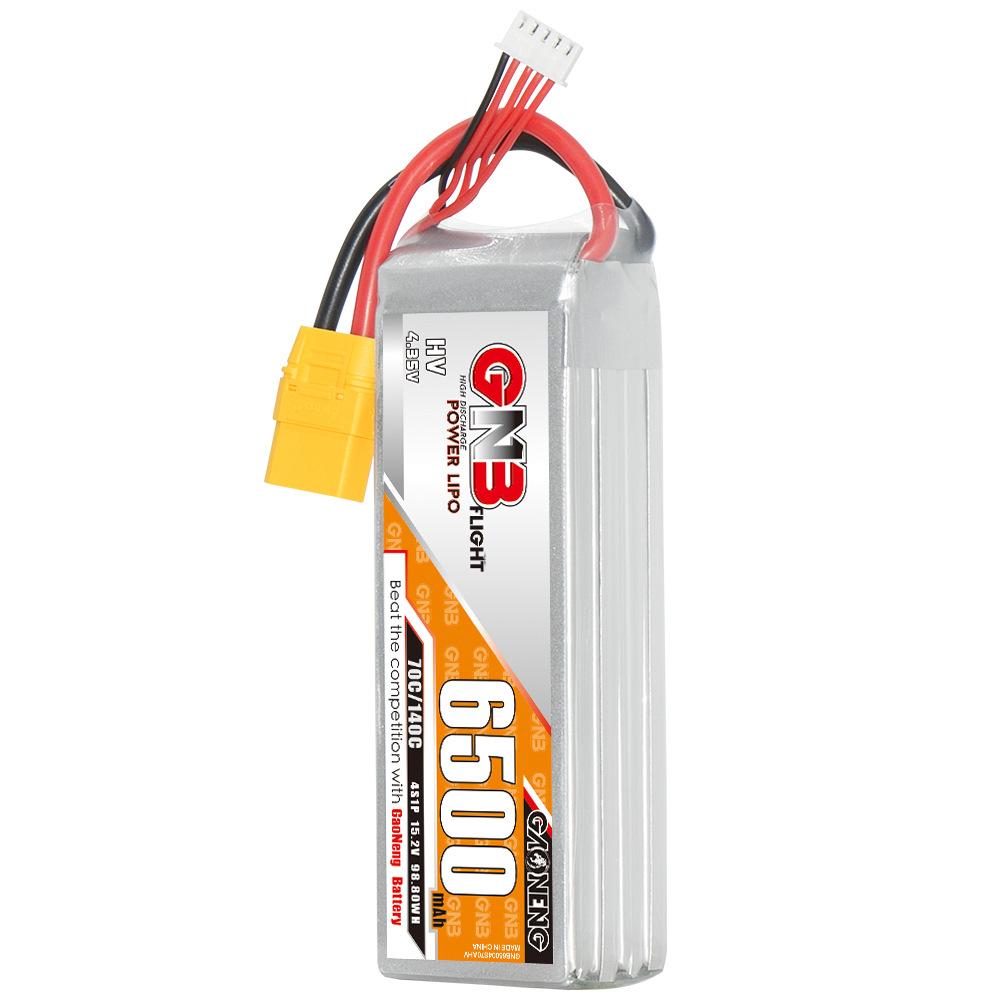 1PCS - GAONENG GNB LiHV 4S 15.2V 6500mAh 70C XT90 LiPo Battery