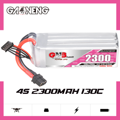 GAONENG GNB 4S 14.8V 2300mAh 130C XT60 LiPo Battery