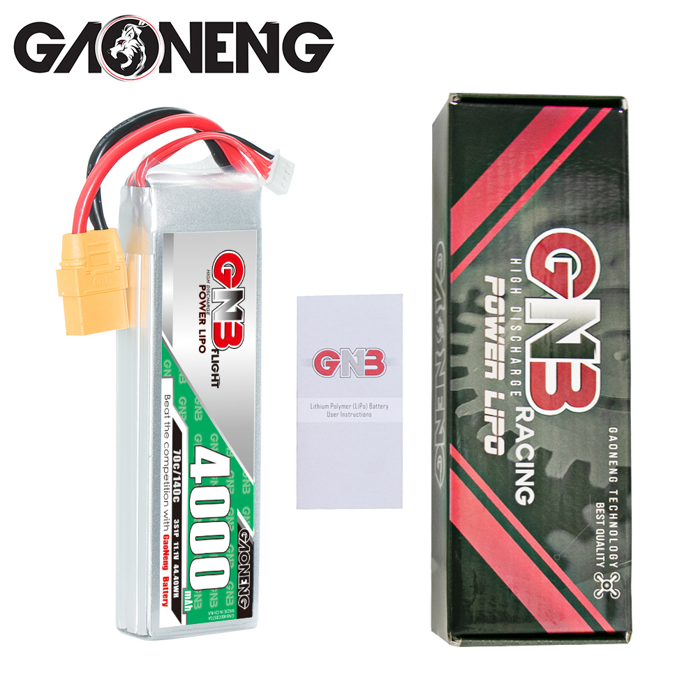 GAONENG GNB 3S 11.1V 4000mAh 70C LiPo Battery XT90