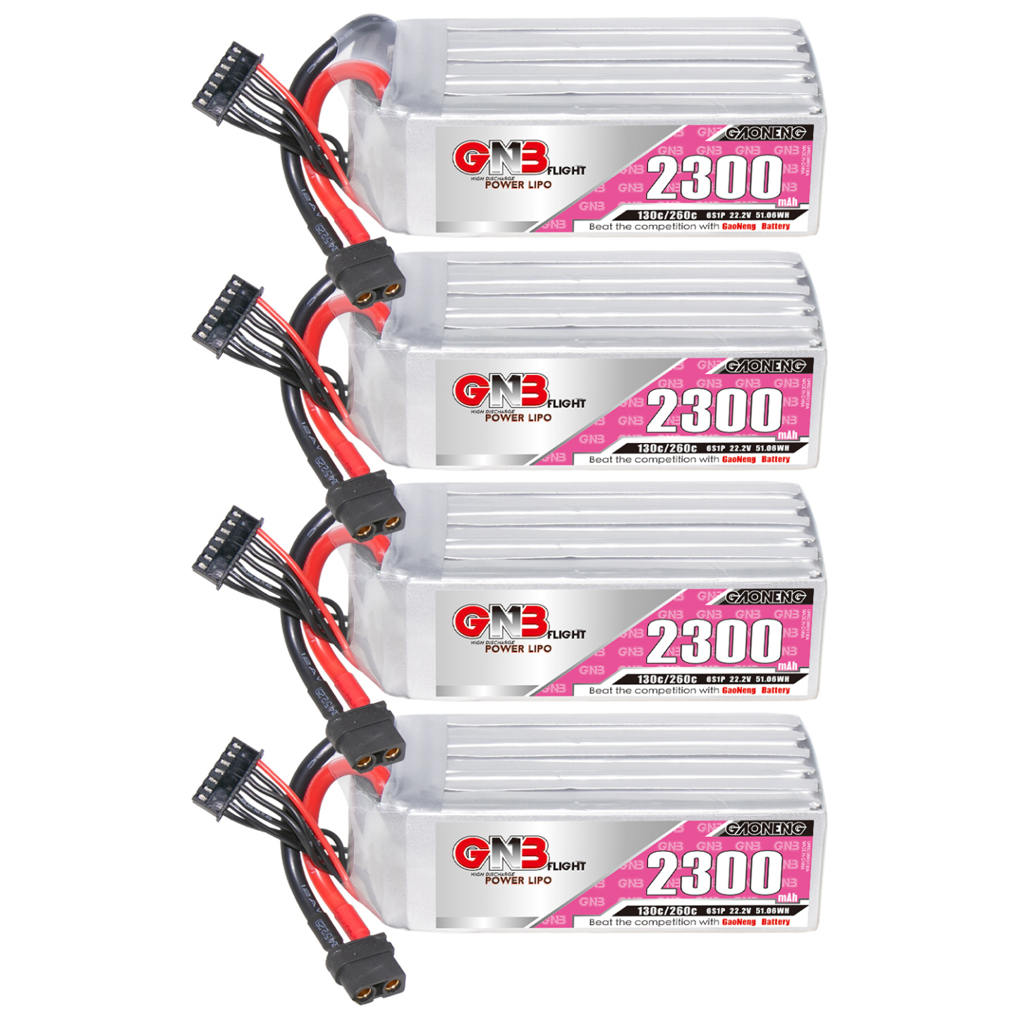 GAONENG GNB 6S 22.2V 2300mAh 130C XT60 LiPo Battery