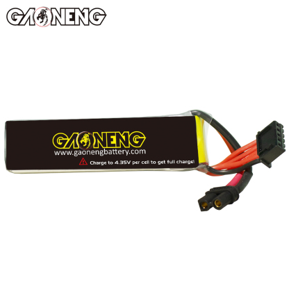 2PCS - GAONENG GNB 4S 15.2V 660mAh 90C XT30 LiPo Battery Long Type